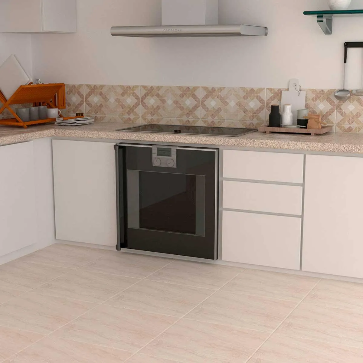 Piso Ceramico Maltes Beige 50X50 Para Interiores