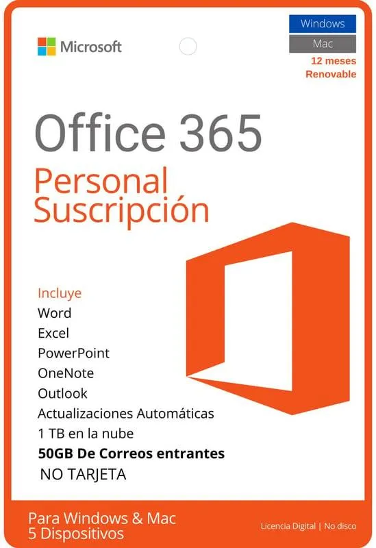 Office 365 12 meses personal