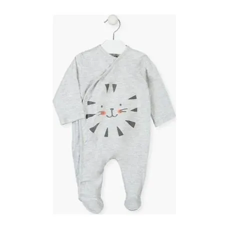 PIJAMA GRIS NIÑO BABY LOSAN 01V-P004AL