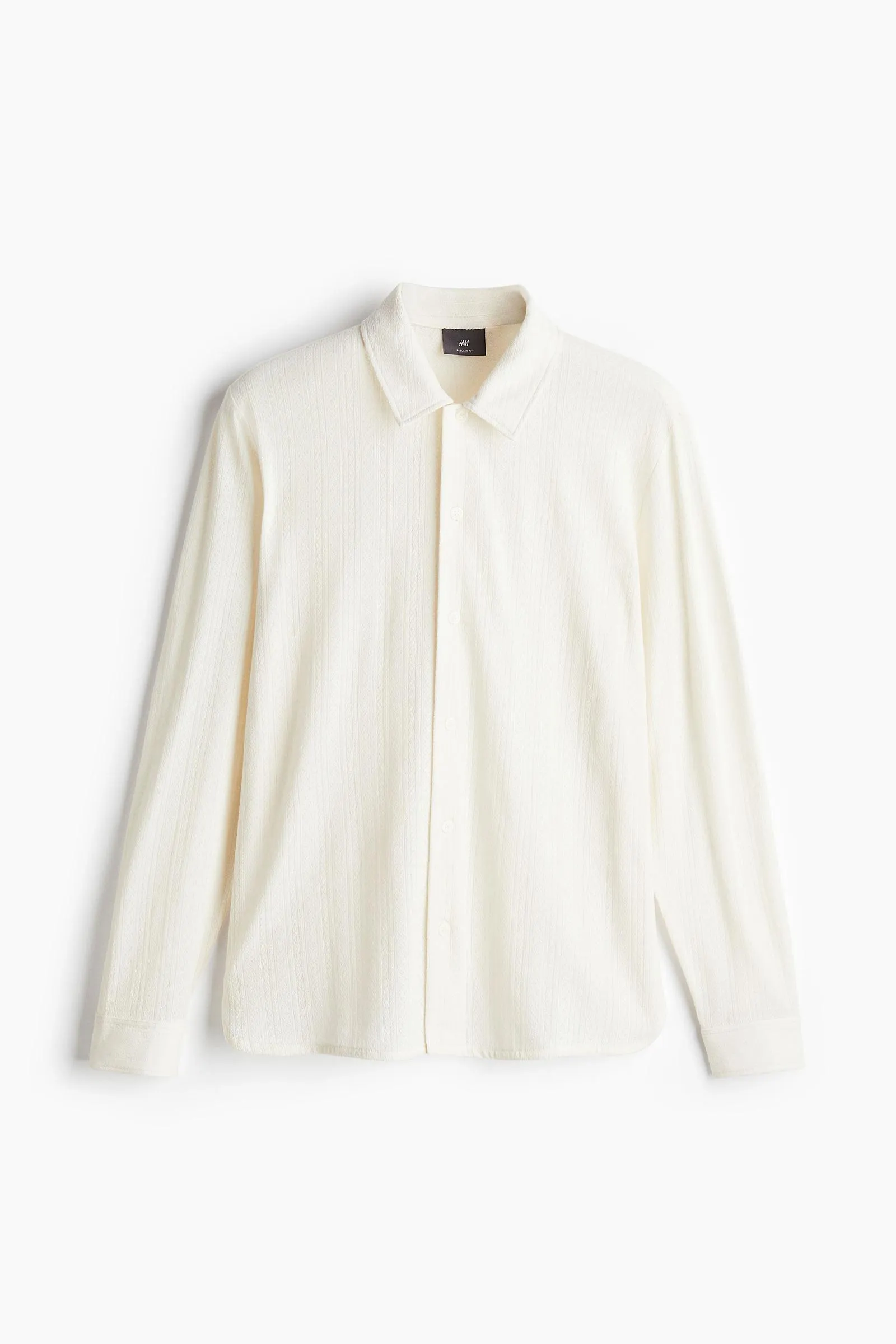 Camisa en punto de encaje Regular Fit - H&M Colombia | Moda online, ropa de Mujer, Hombre, Bebé y Niños | H&M CO