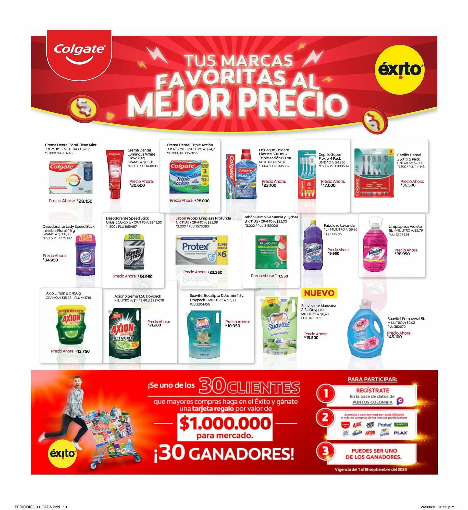 Catalogo de Catálogo Éxito 1 de septiembre al 19 de septiembre 2023 - Pag 13