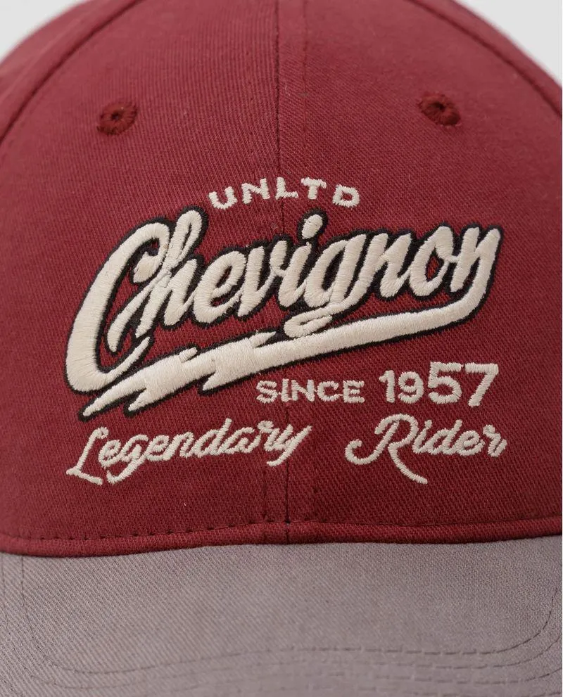 Gorra de Hombre, 100% algodón, Correa Ajustable en Tela Contraste - Visera en Contraste y Bordado de Marca