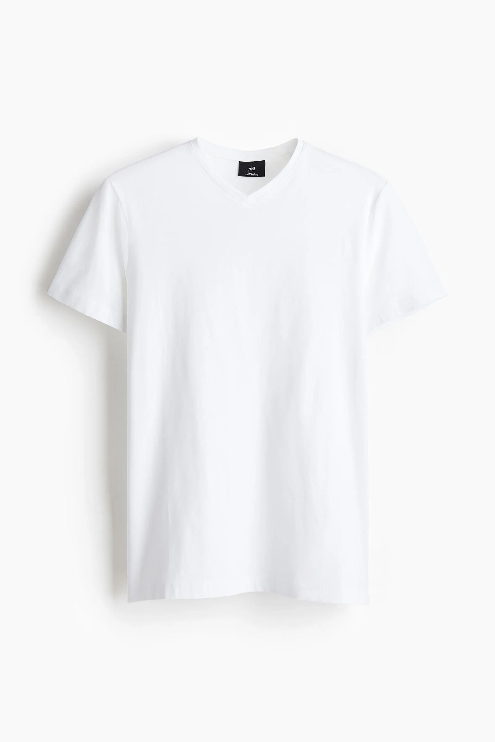 Polera con escote en V Slim Fit