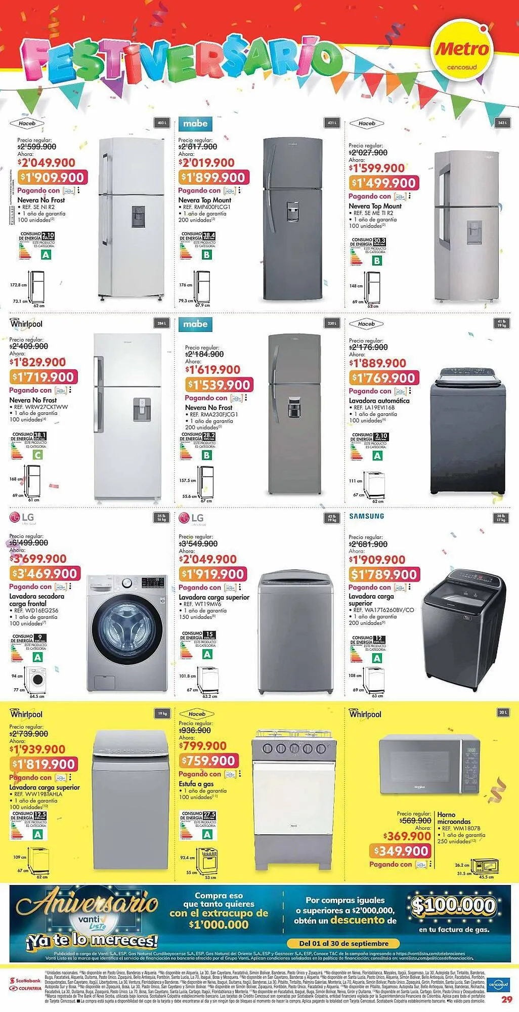 Catalogo de Catálogo Metro 14 de septiembre al 2 de octubre 2023 - Pag 29