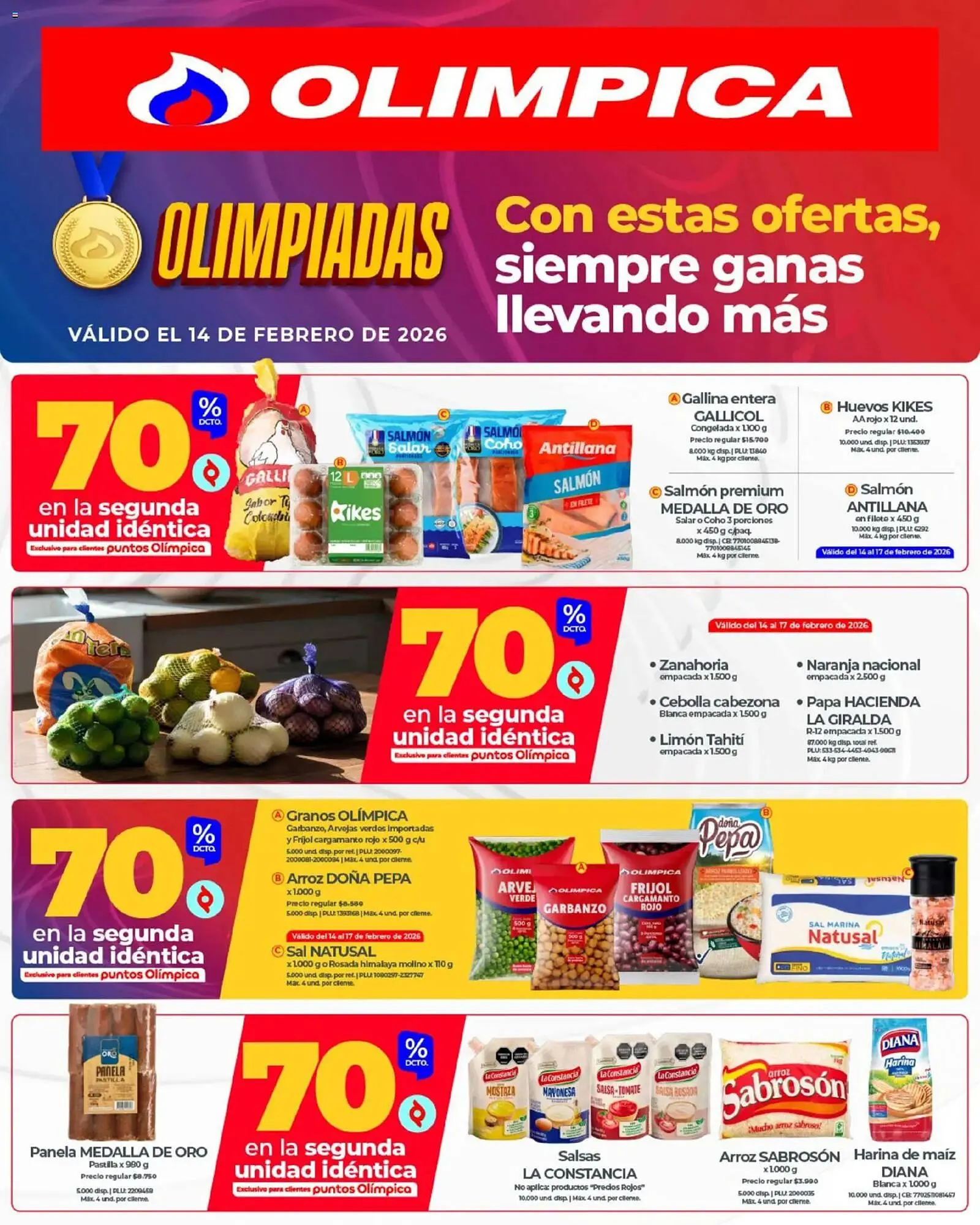 Catálogo Olímpica - 1