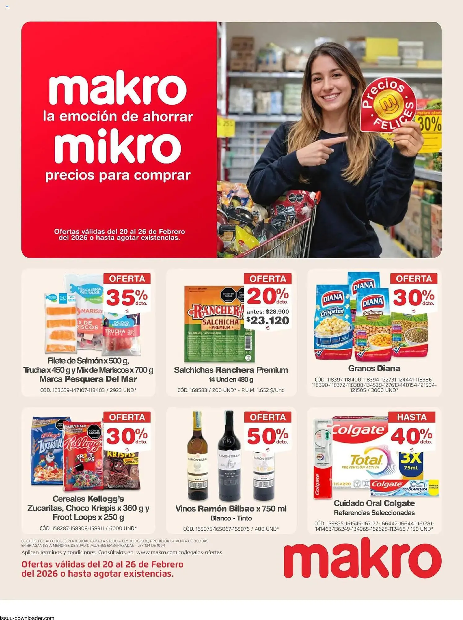 Catalogo de Catálogo Makro 20 de febrero al 27 de febrero 2026 - Pag 1