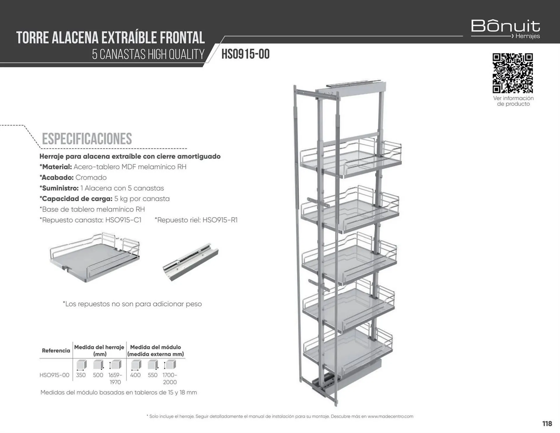 Catalogo de Catálogo Madecentro 14 de septiembre al 31 de diciembre 2024 - Pag 116