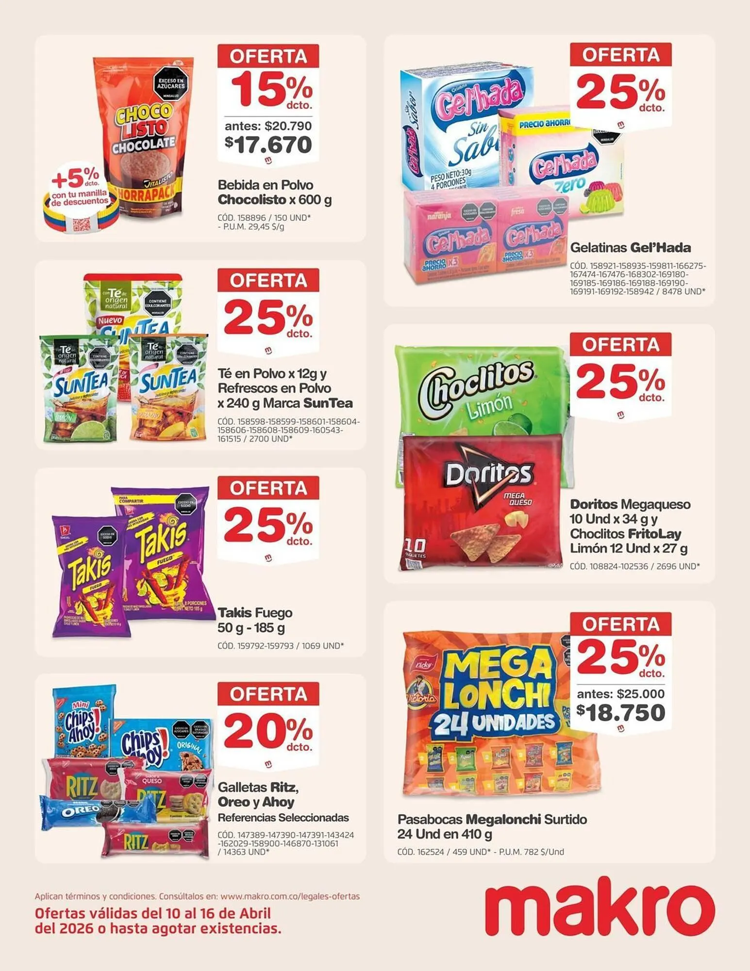 Catalogo de Catálogo Makro 10 de abril al 16 de abril 2026 - Pag 15