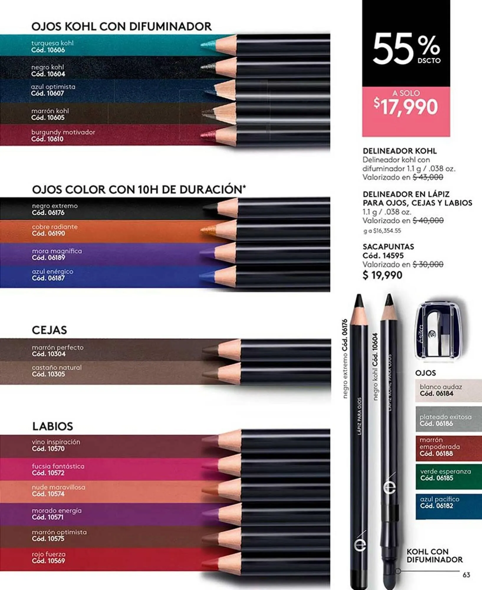 Catalogo de Catálogo Ésika 24 de marzo al 26 de abril 2026 - Pag 63