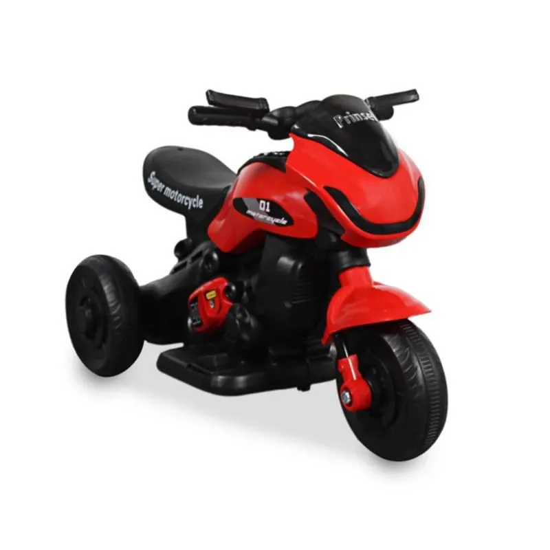 Moto Con Sonidos-Luces Niños Marca Prinsel Colors Roja