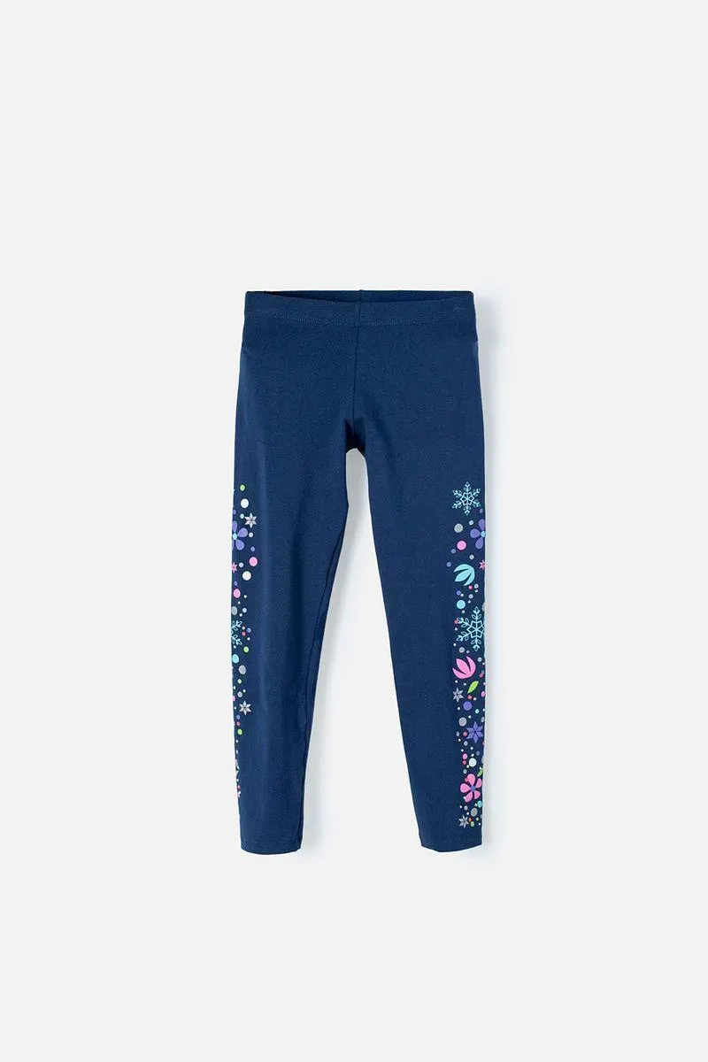 Leggins Niña Mic azul oscuro para niña