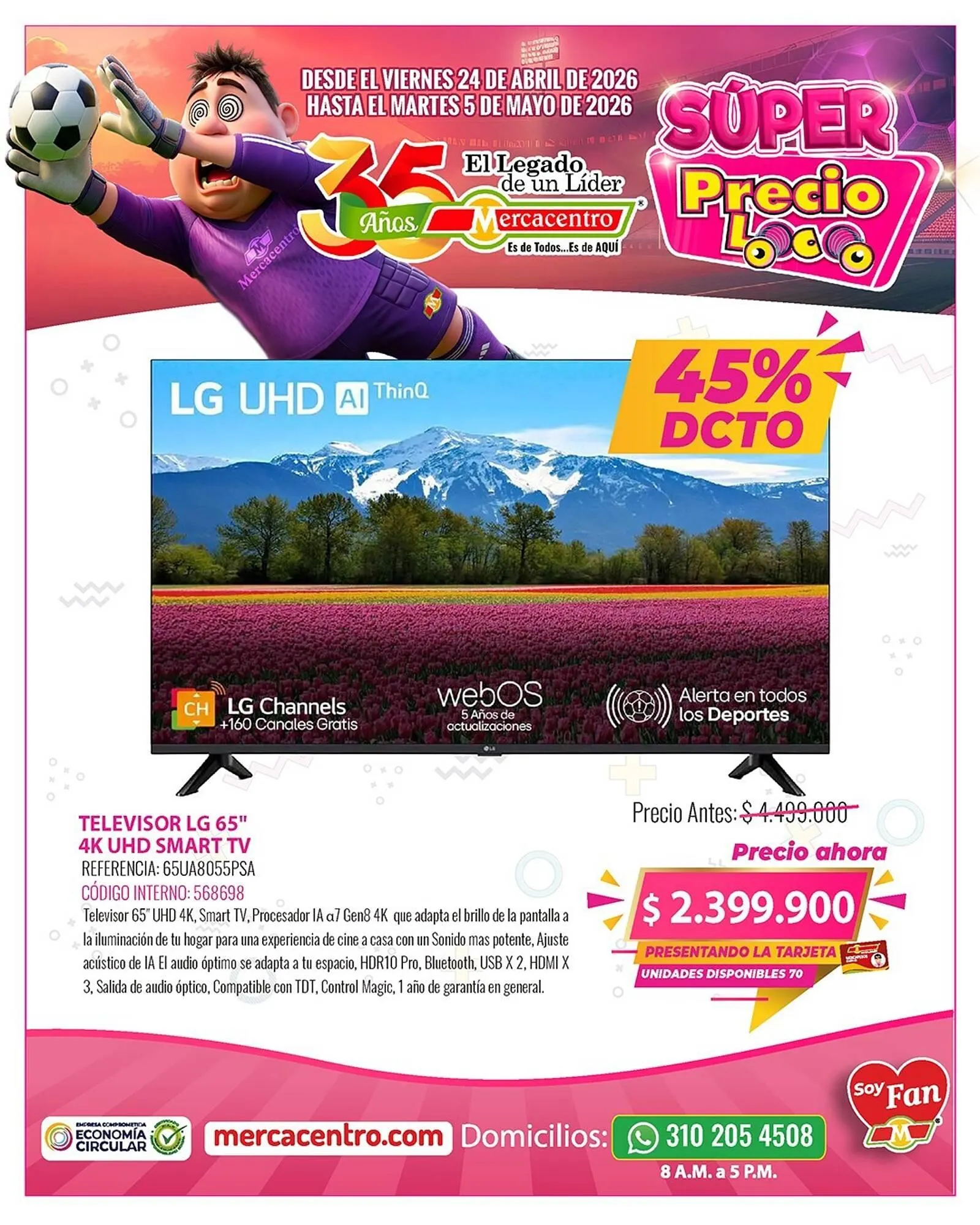 Catalogo de Catálogo MercaCentro 29 de abril al 5 de mayo 2026 - Pag 1
