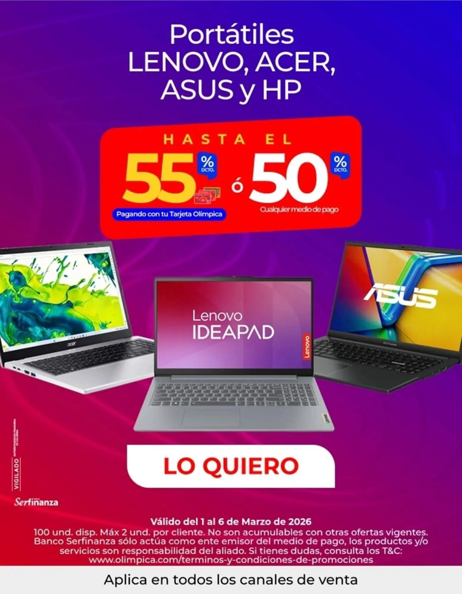 Catalogo de Catálogo Olímpica 1 de marzo al 6 de marzo 2026 - Pag 1