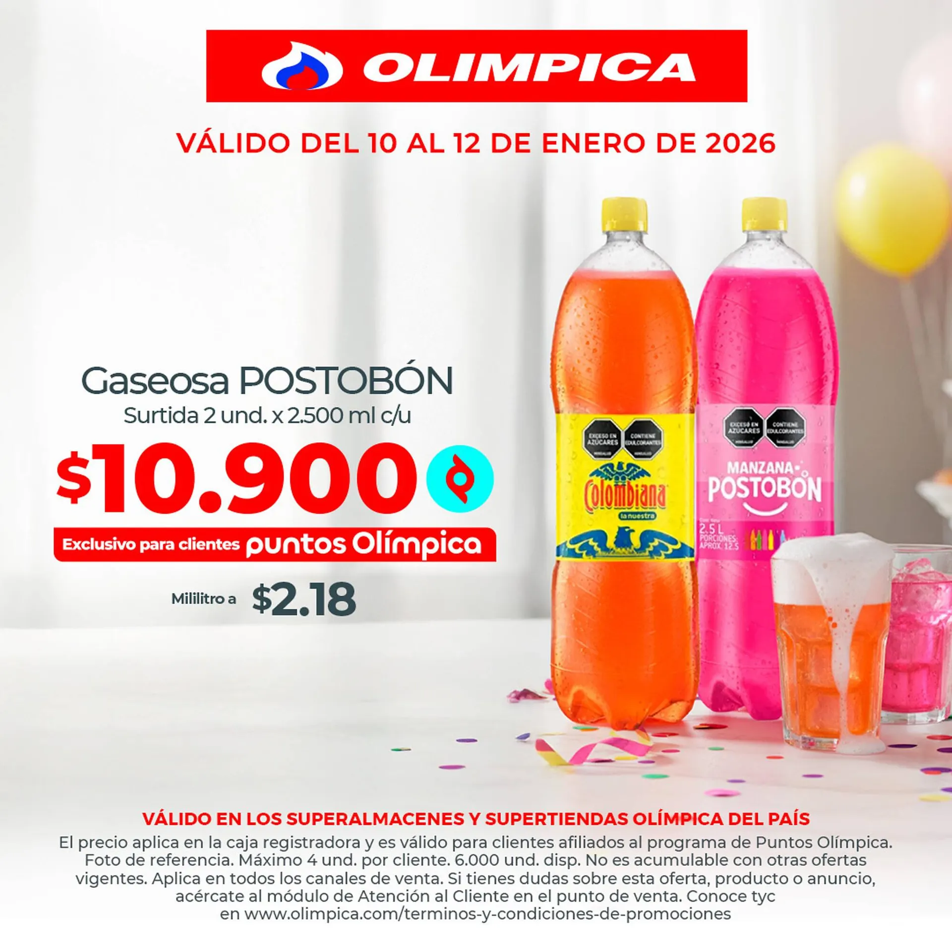 Catalogo de Catálogo Olímpica 10 de enero al 12 de enero 2026 - Pag 1