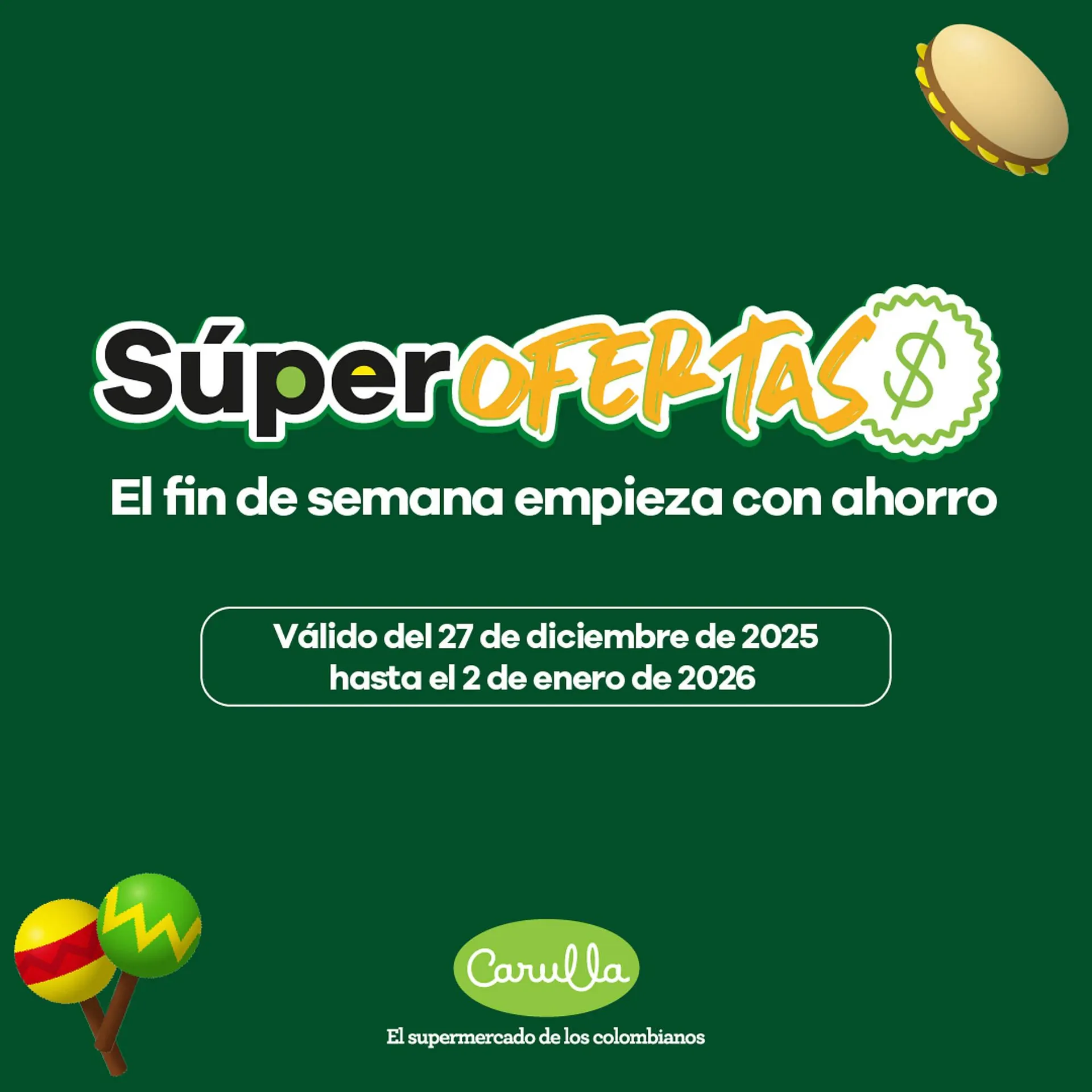 Catalogo de Catálogo Carulla 27 de diciembre al 2 de enero 2026 - Pag 1