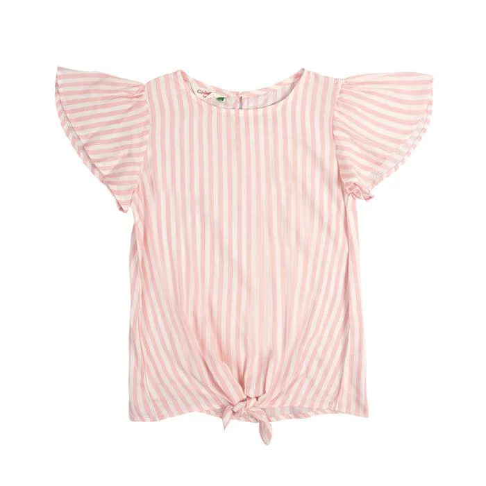 Blusa Cami rayas manga corta para niña