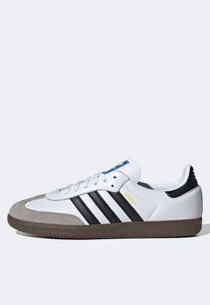 Tenis Lifestyle Blanco-Negro-Gris adidas Originals Samba OG