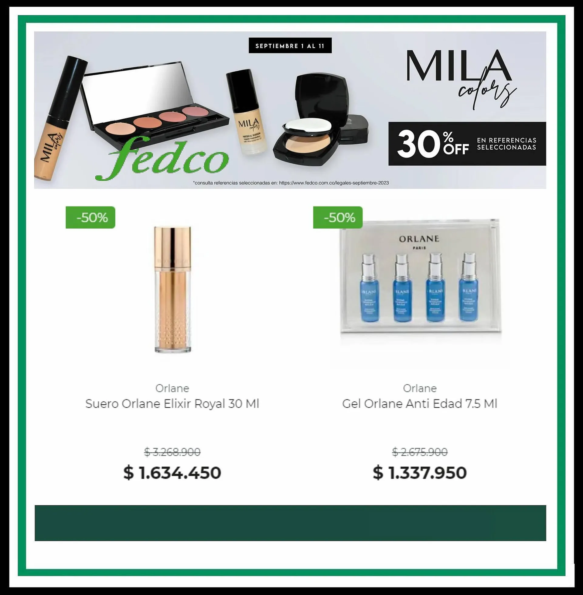 Catalogo de Catálogo Fedco 1 de septiembre al 11 de septiembre 2023 - Pag 1