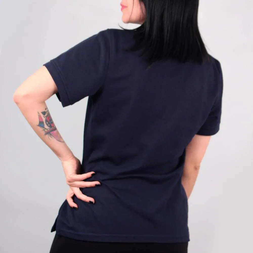 Camiseta Polo Mujer Lec Lee Azul Oscuro