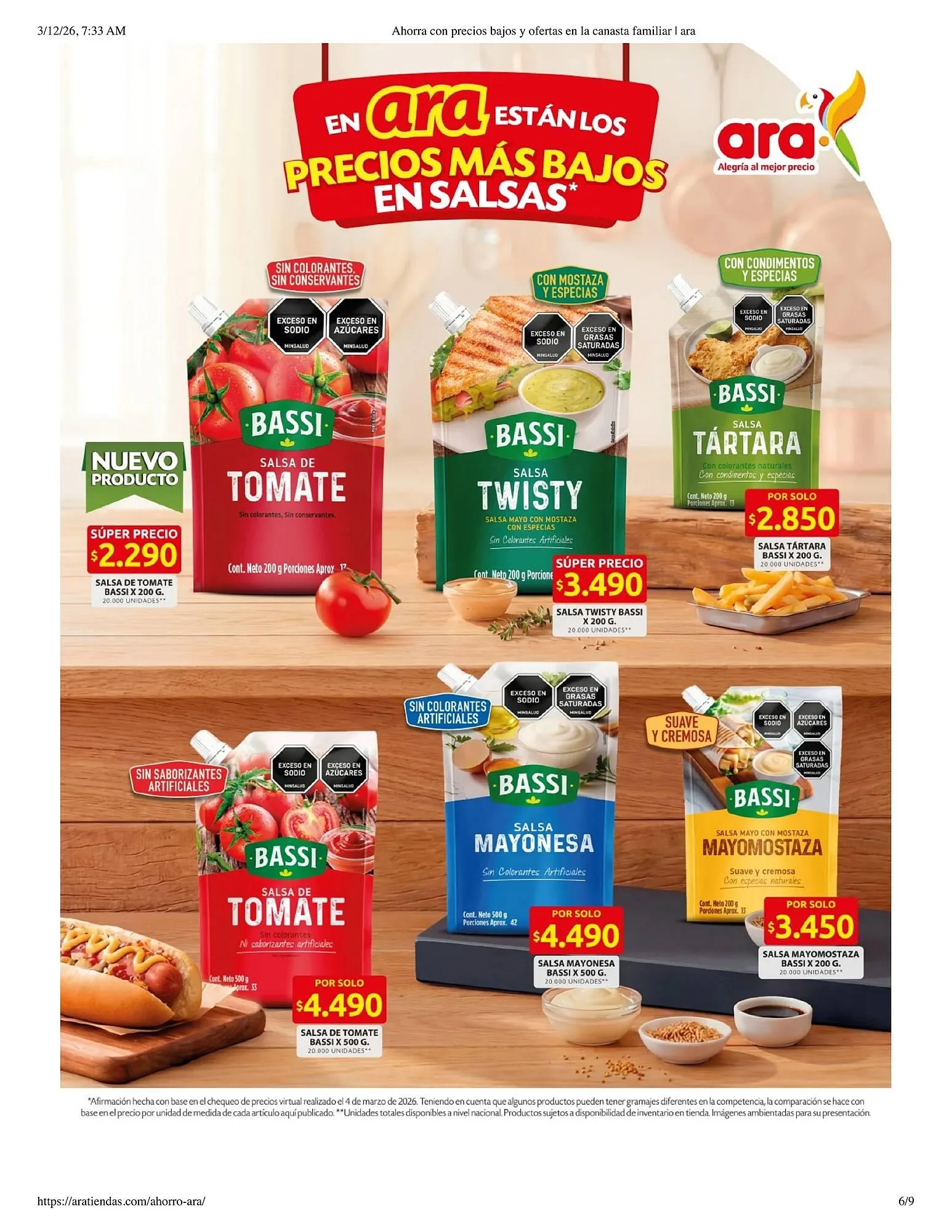 Catalogo de Catálogo Ara 12 de marzo al 18 de marzo 2026 - Pag 6