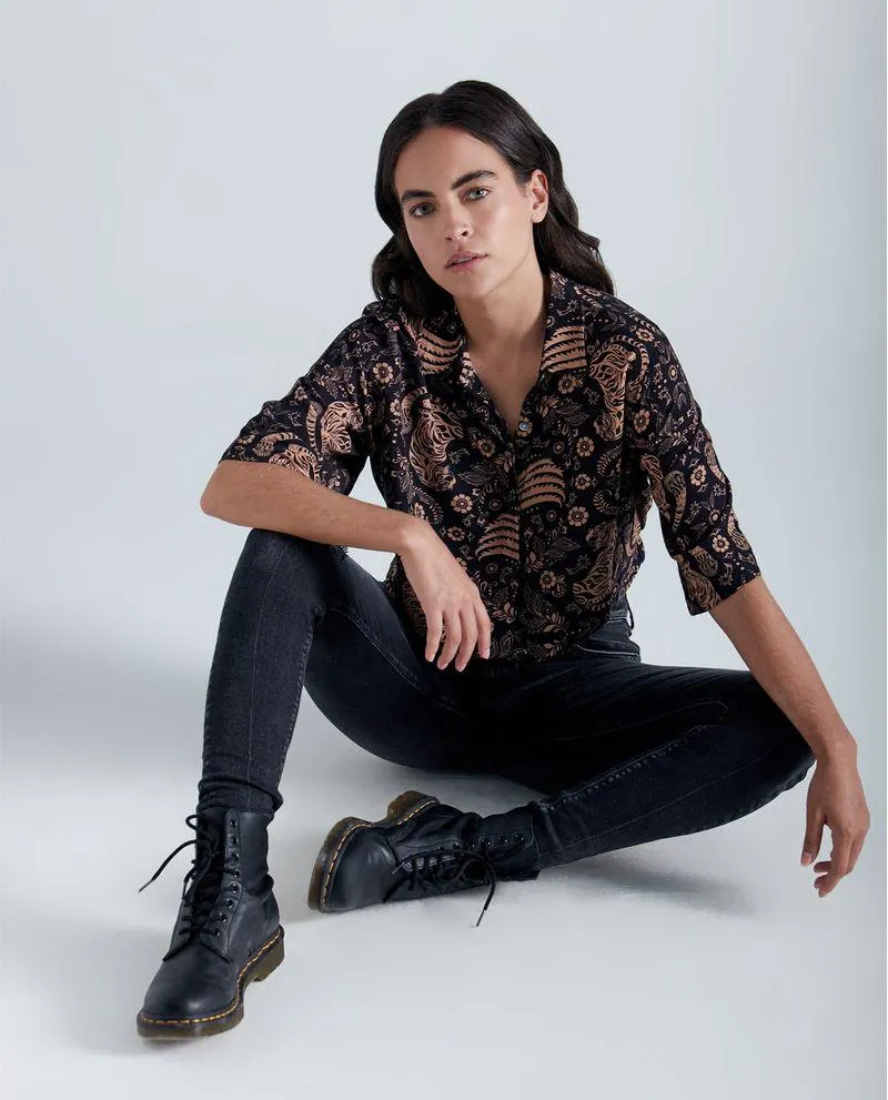 Jean Jegging fit negro para mujer