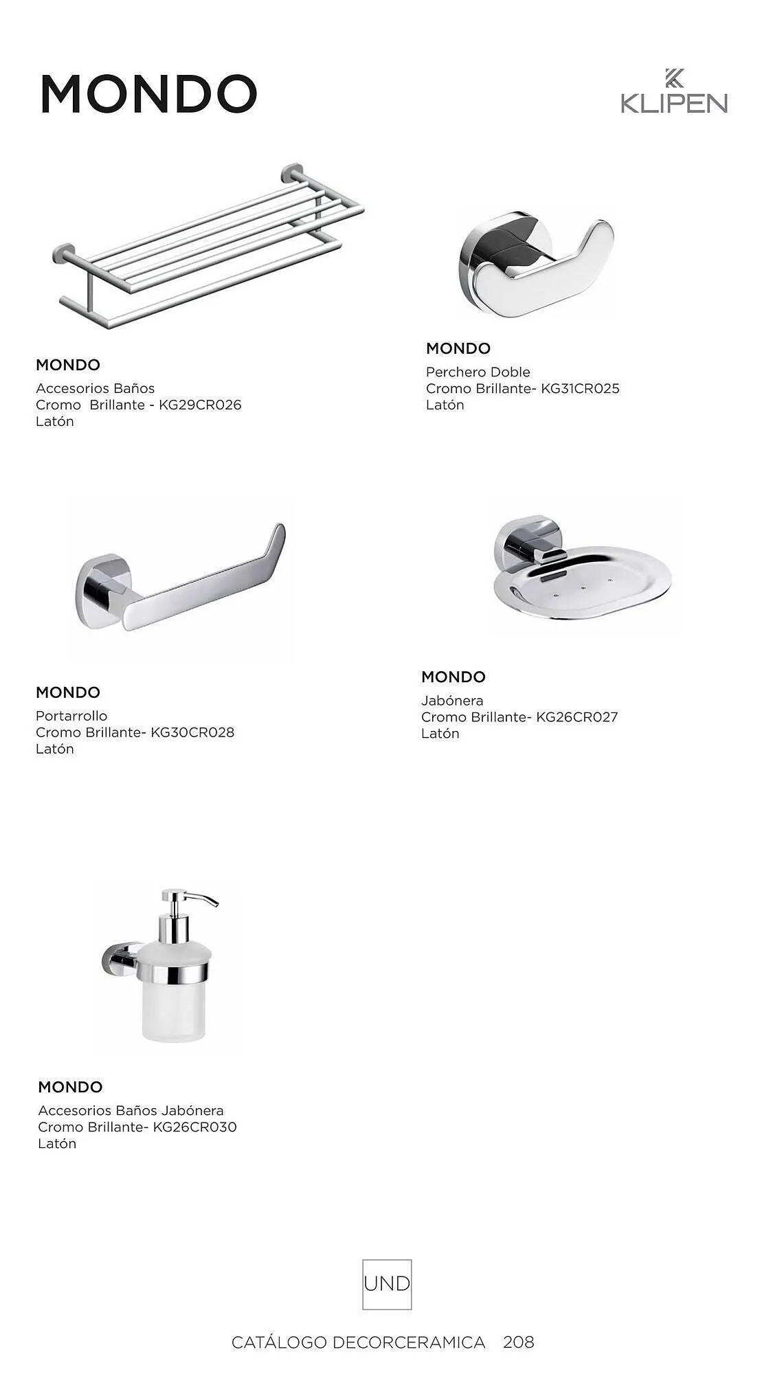 Catalogo de Catálogo Decorceramica 6 de noviembre al 6 de mayo 2025 - Pag 208