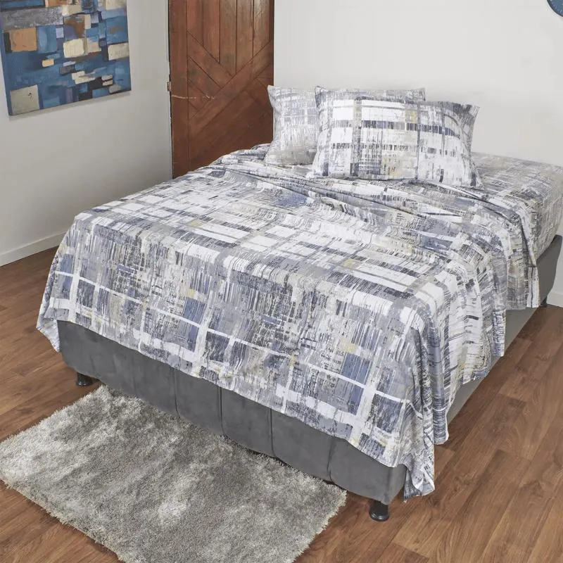 Juego de sábanas microfibra estampado dan