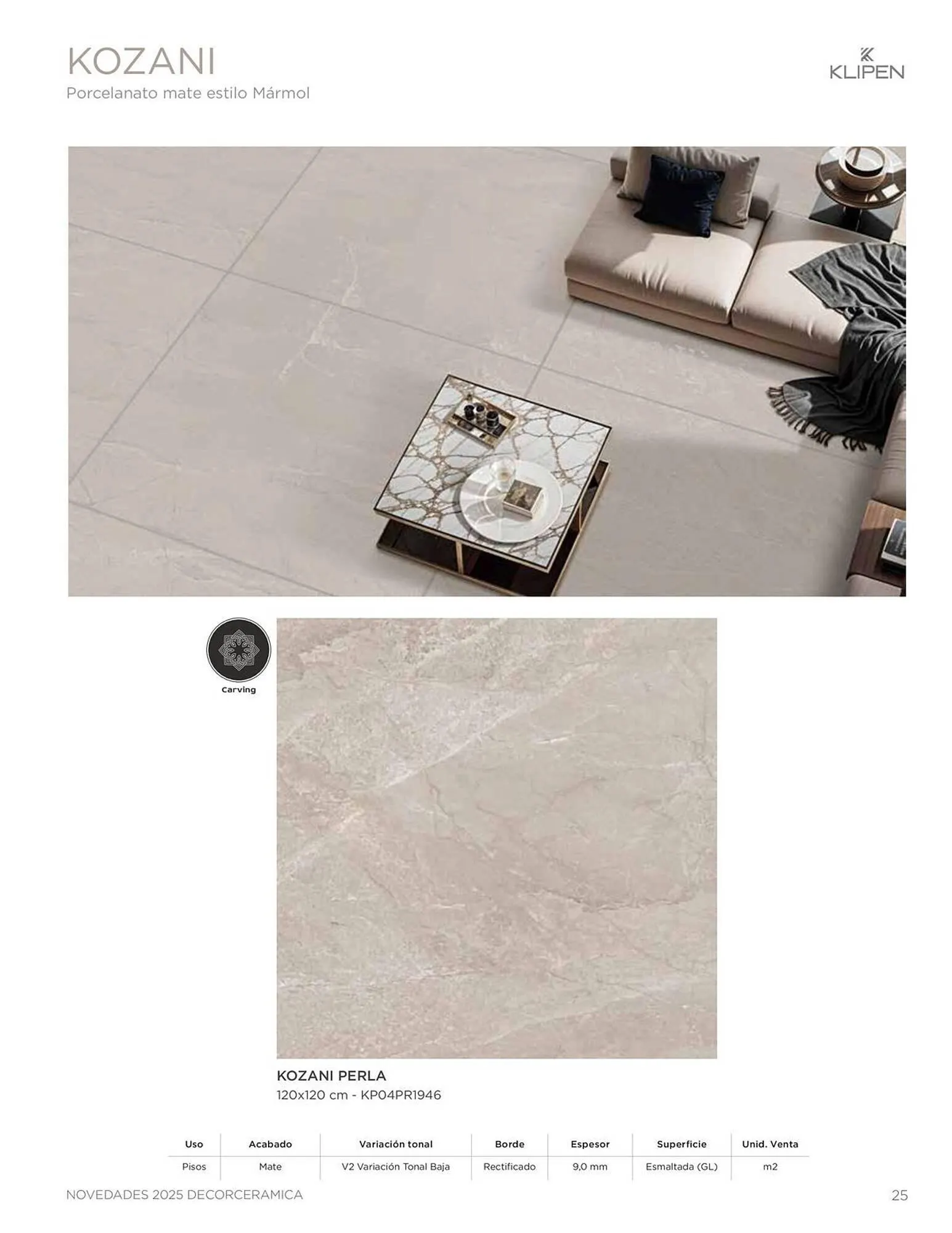 Catalogo de Catálogo Decorceramica 9 de diciembre al 31 de diciembre 2025 - Pag 25