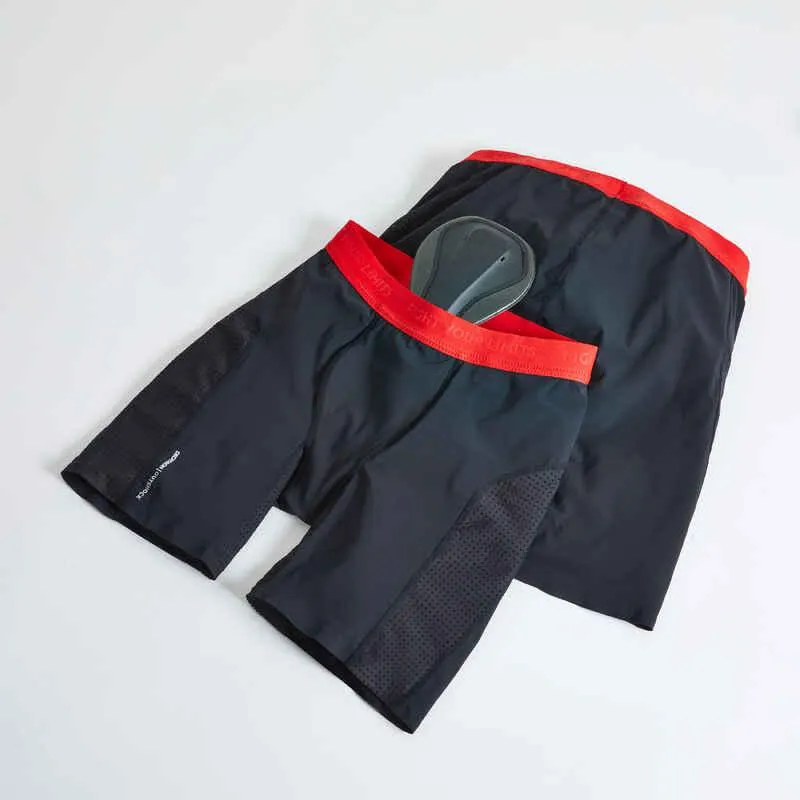 Short Protección pelvica Mujer 500 Outshock Negro