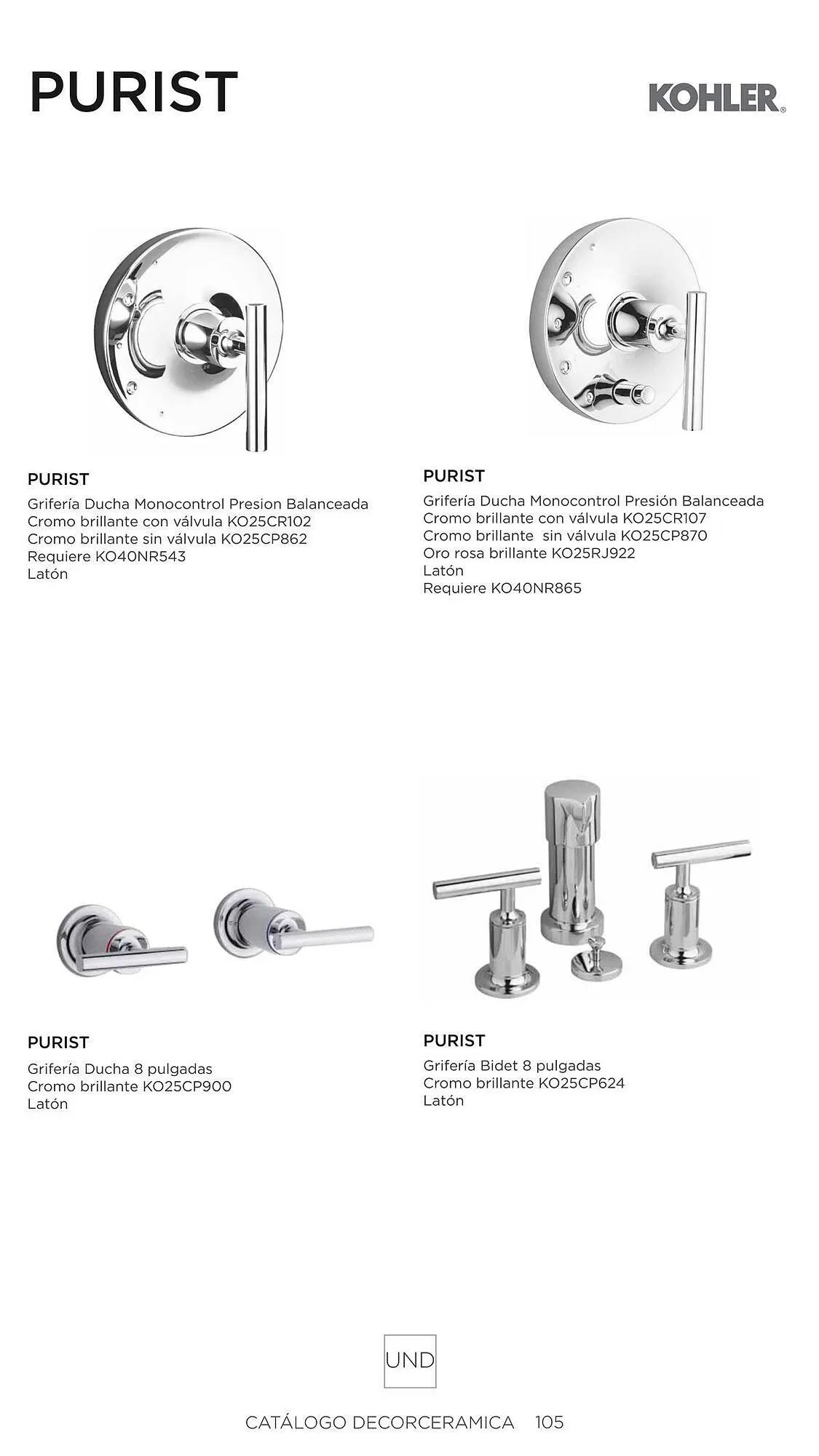 Catalogo de Catálogo Decorceramica 6 de noviembre al 6 de mayo 2025 - Pag 105