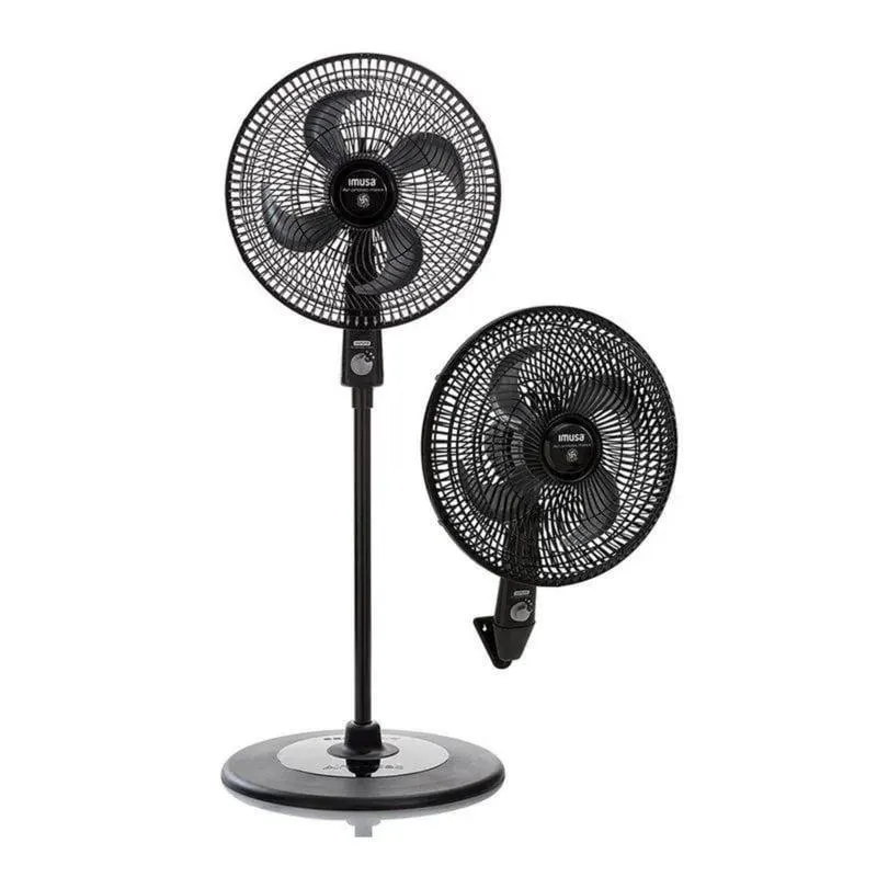 Ventilador Samurai Air Protec Maxx 2 En 1 Pie y pared Negro 16