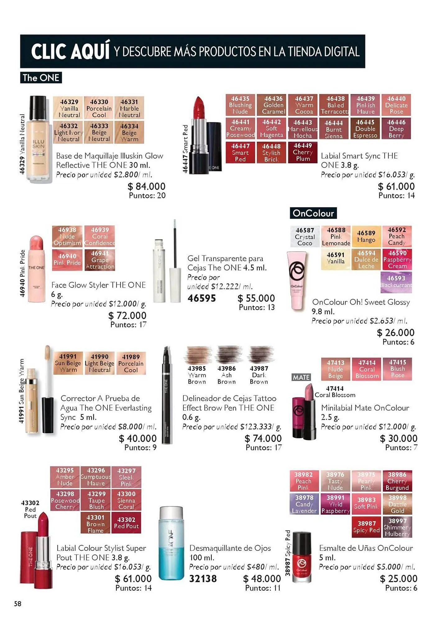 Catalogo de Catálogo Oriflame 4 de octubre al 24 de octubre 2025 - Pag 58