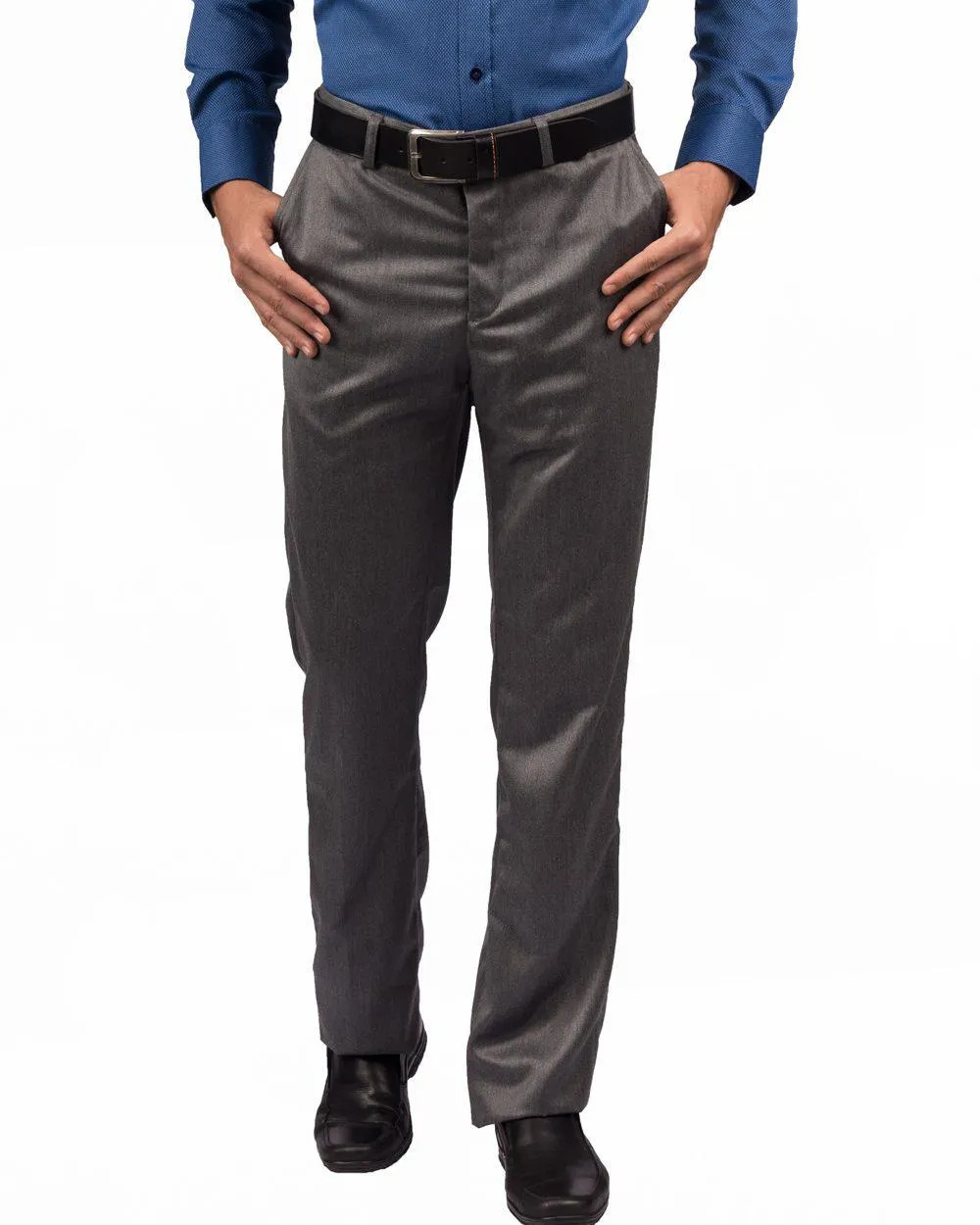 Pantalón Clásico Standard Fit Gris Oscuro