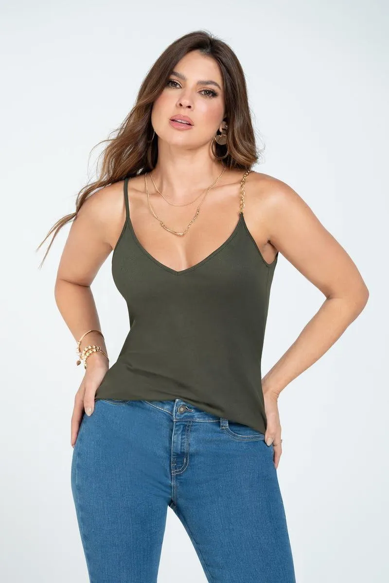 CAMISETA TIRAS Verde