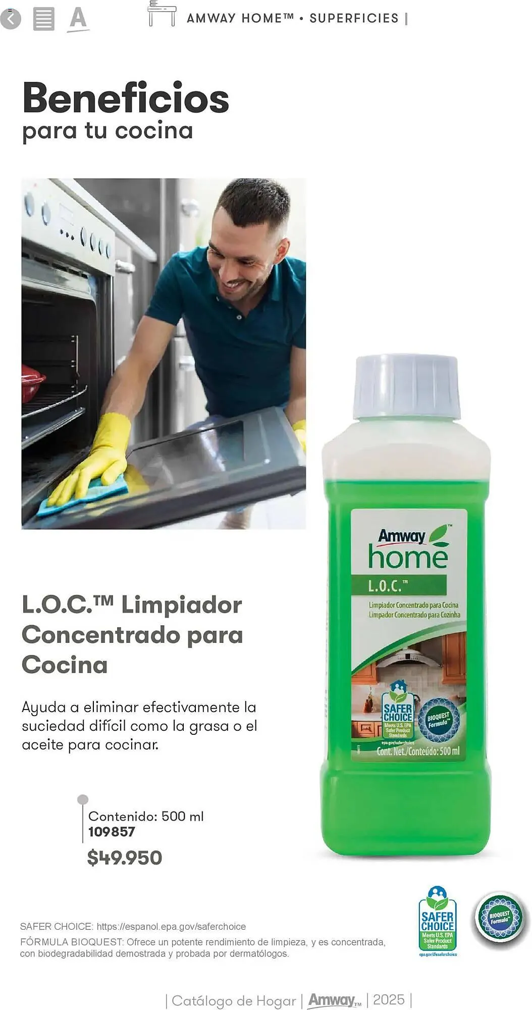 Catalogo de Catálogo Amway 30 de abril al 31 de marzo 2026 - Pag 51