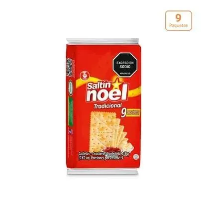 Galletas Saltín Noel Para Llevar x 9pq