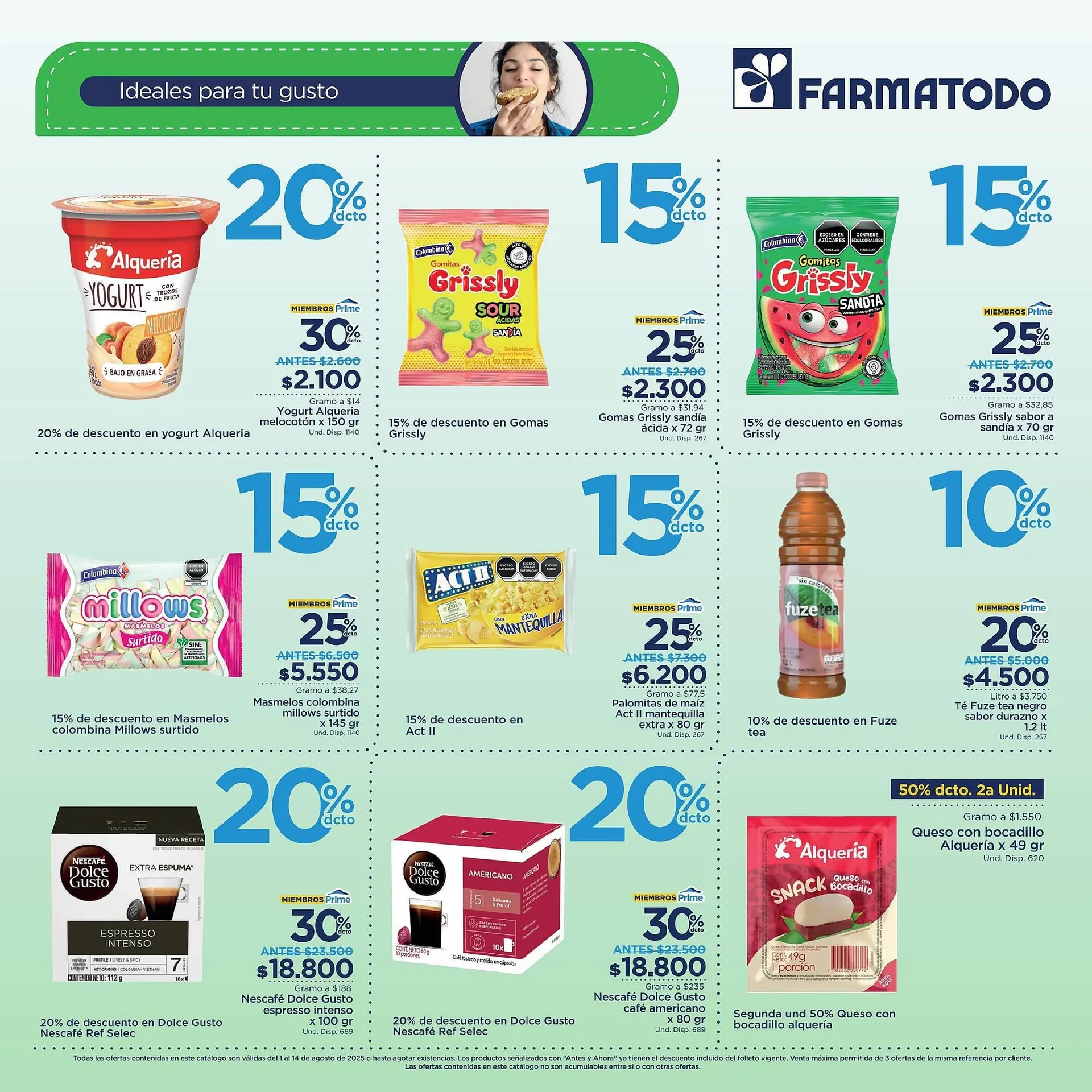 Catalogo de Catálogo FarmaTodo 1 de agosto al 15 de agosto 2025 - Pag 4