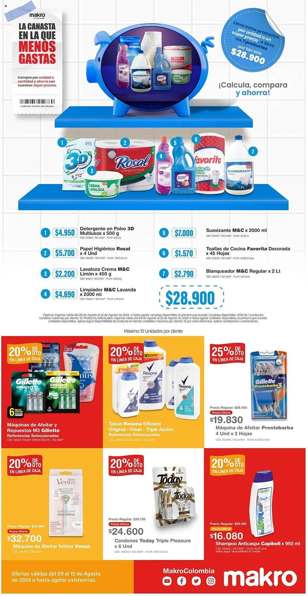 Catalogo de Catálogo Makro 9 de agosto al 15 de agosto 2024 - Pag 10