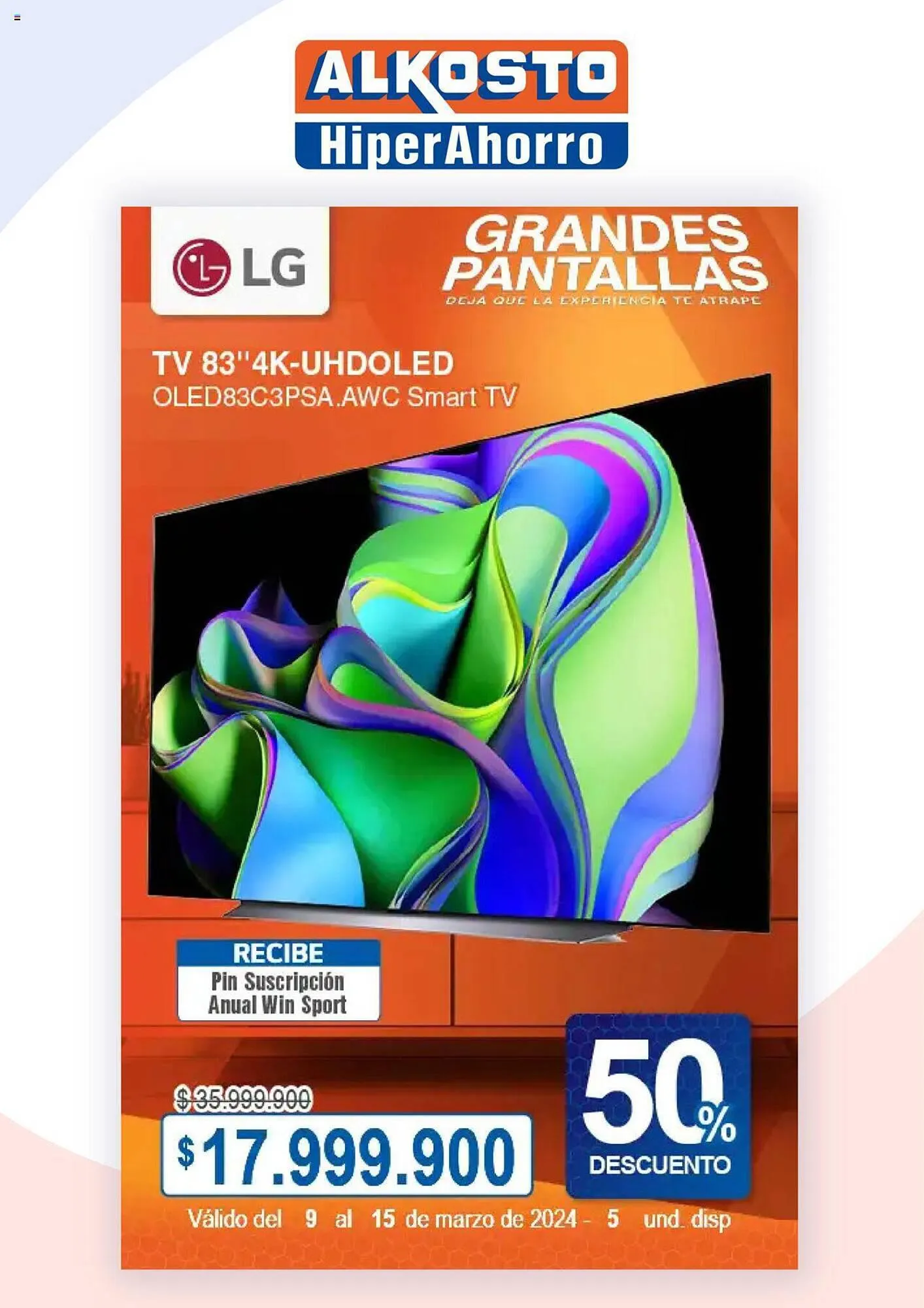 Catalogo de Catálogo Alkosto 9 de marzo al 15 de marzo 2024 - Pag 3