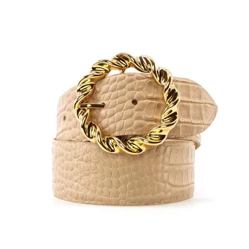 Cinturón KR697 DBP Almendra Grabado