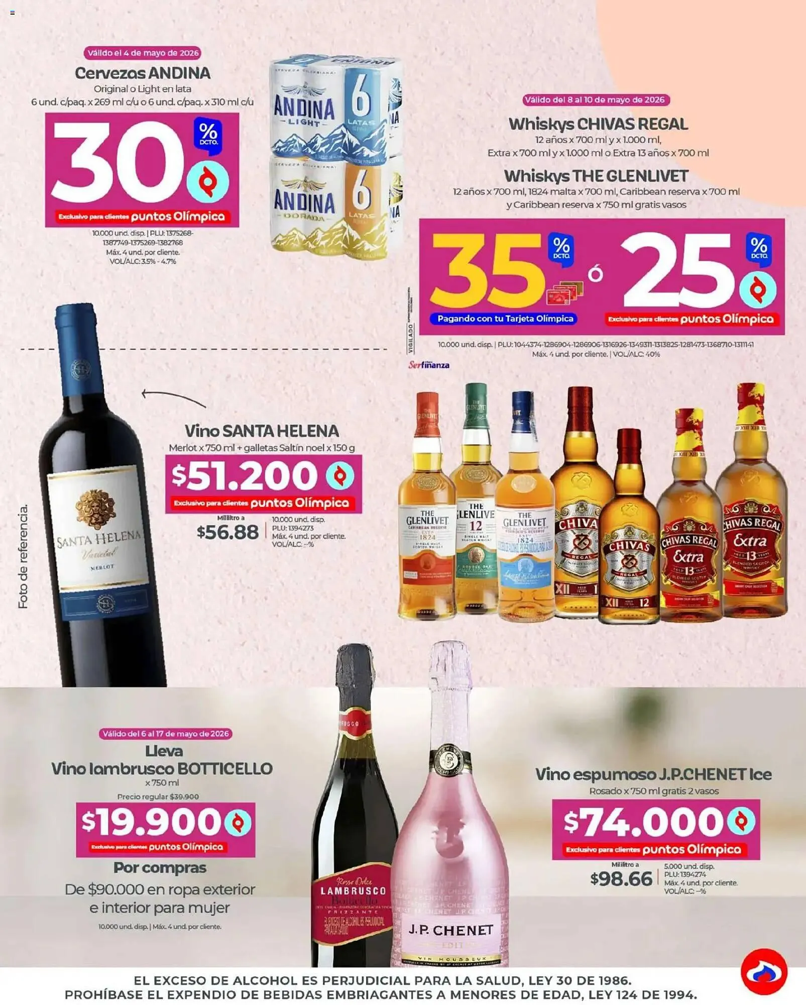Catalogo de Catálogo Olímpica 4 de mayo al 31 de mayo 2026 - Pag 50