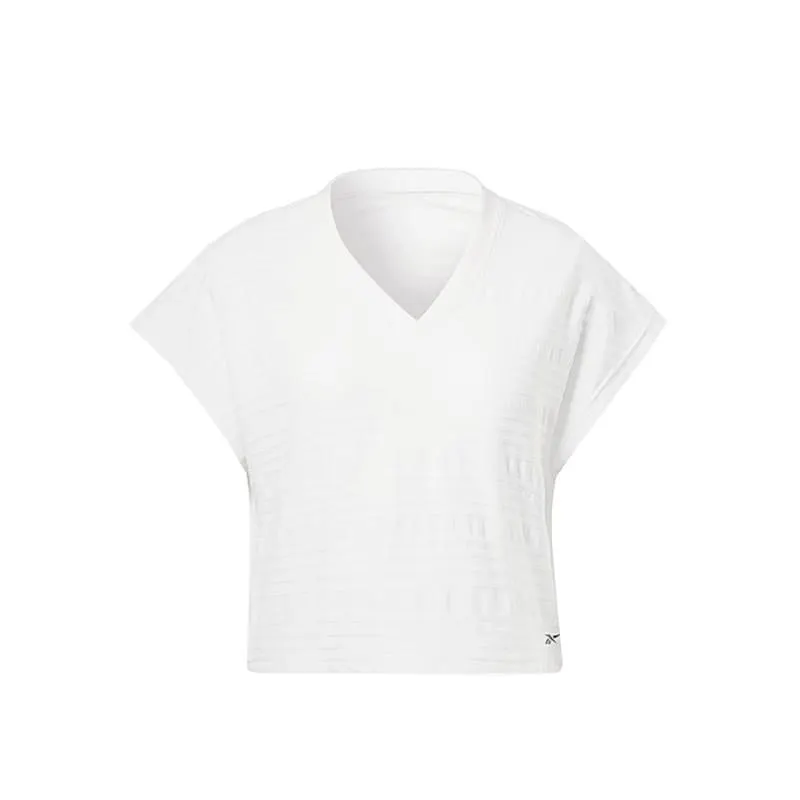 Blusa Reebok Training Dama Perforated Blanco