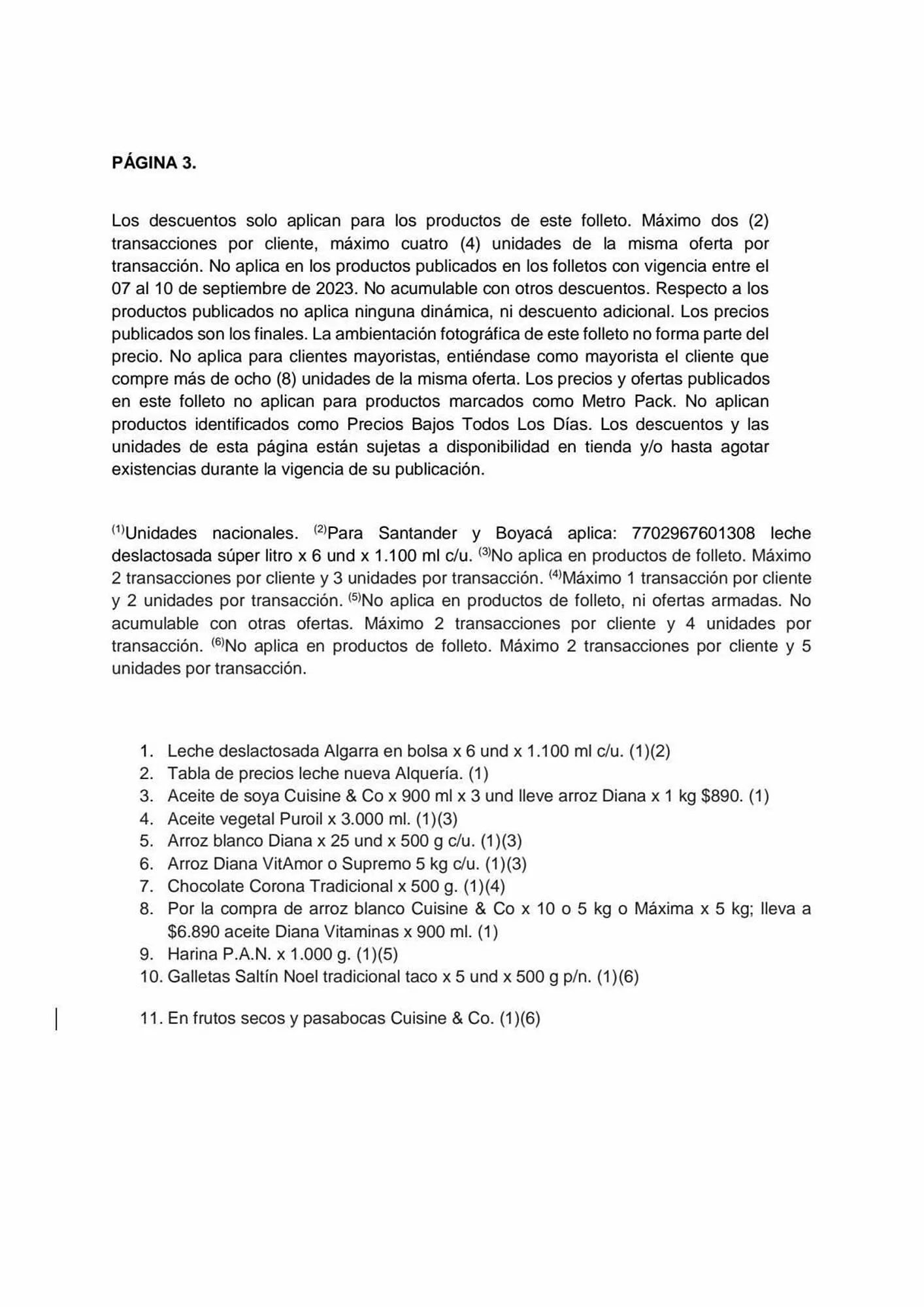 Catalogo de Catálogo Metro 7 de septiembre al 10 de septiembre 2023 - Pag 11