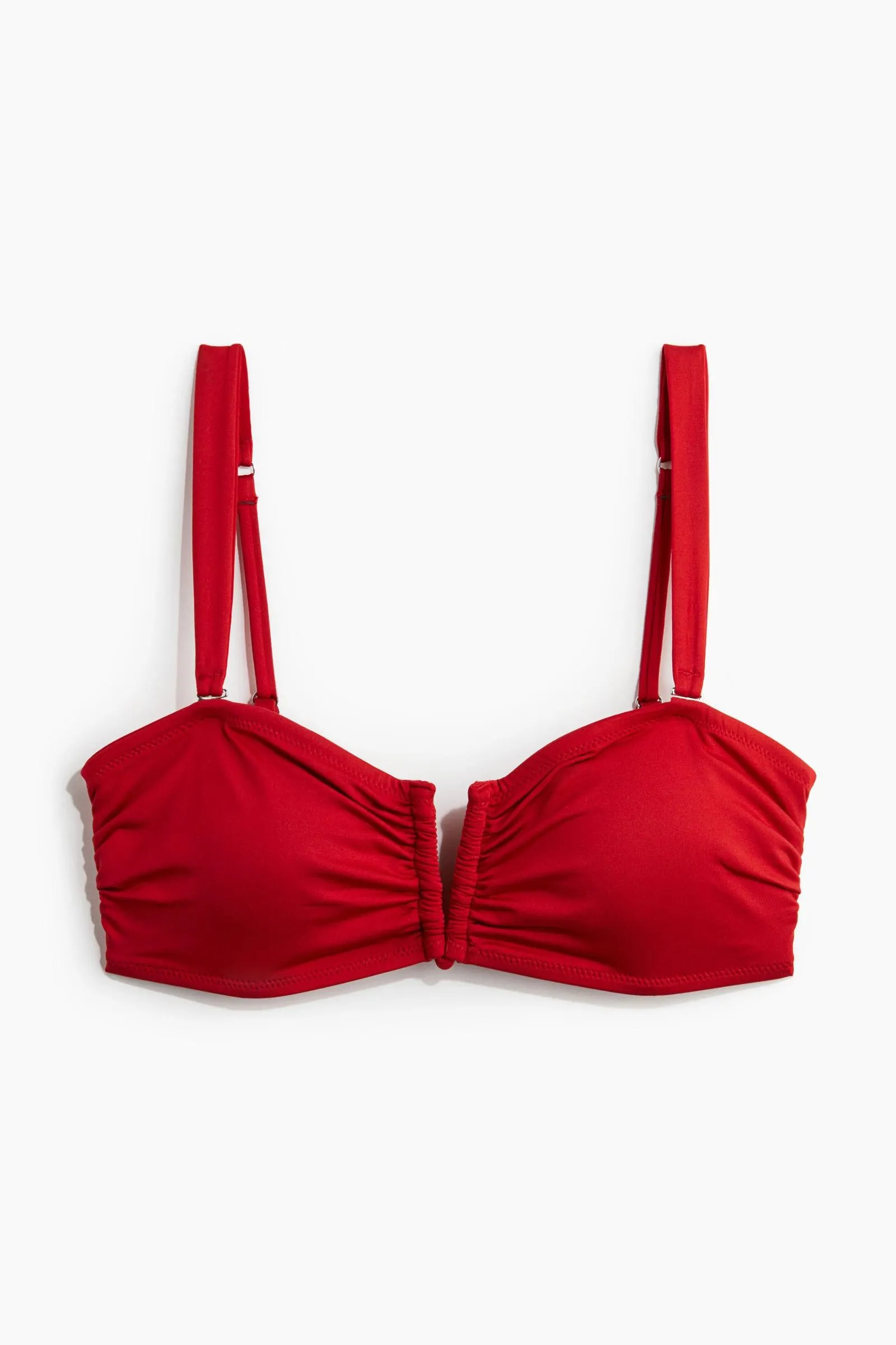 Top de bikini bandeau con relleno