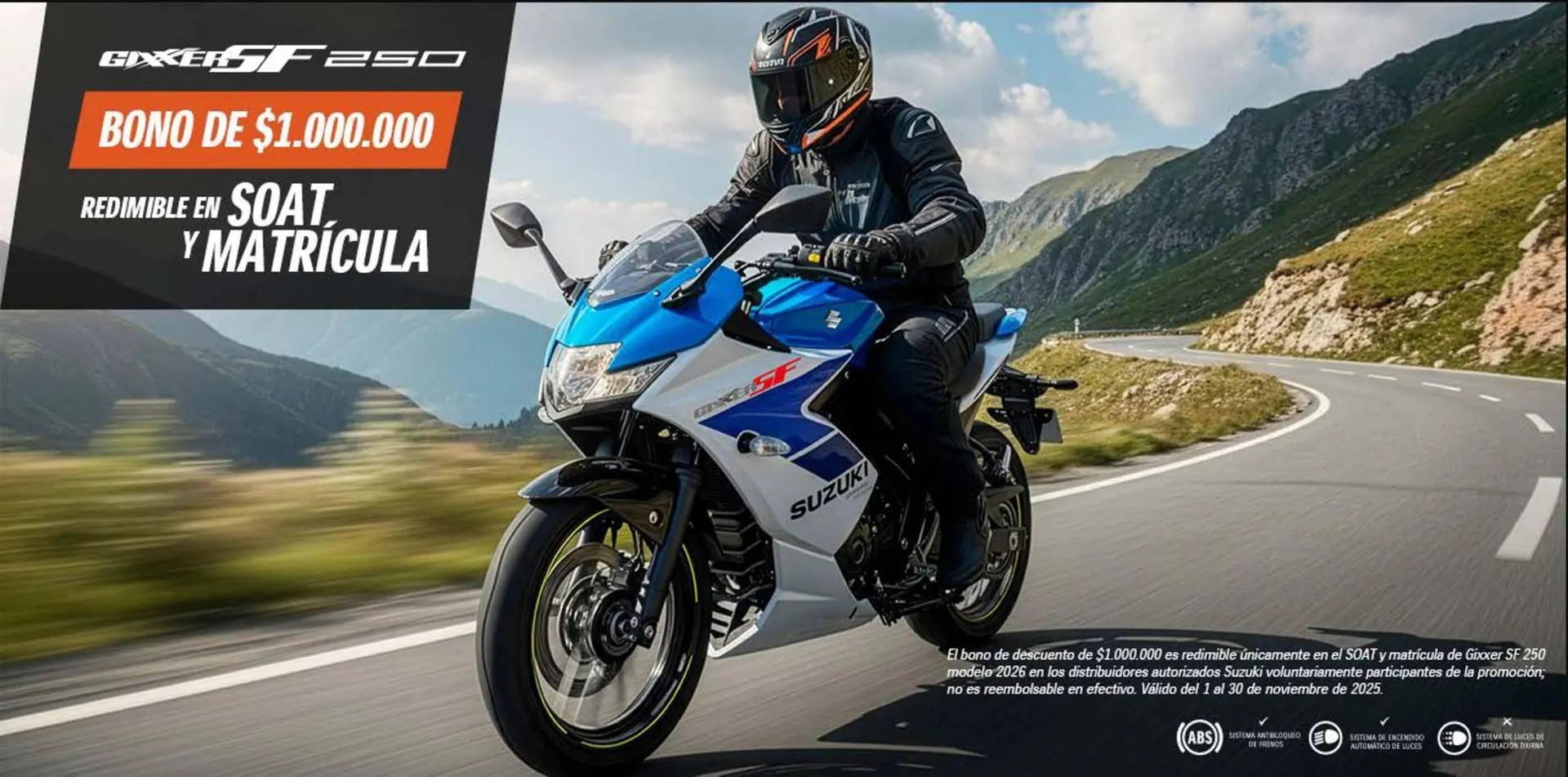 Catalogo de Catálogo Suzuki 17 de noviembre al 30 de noviembre 2025 - Pag 1