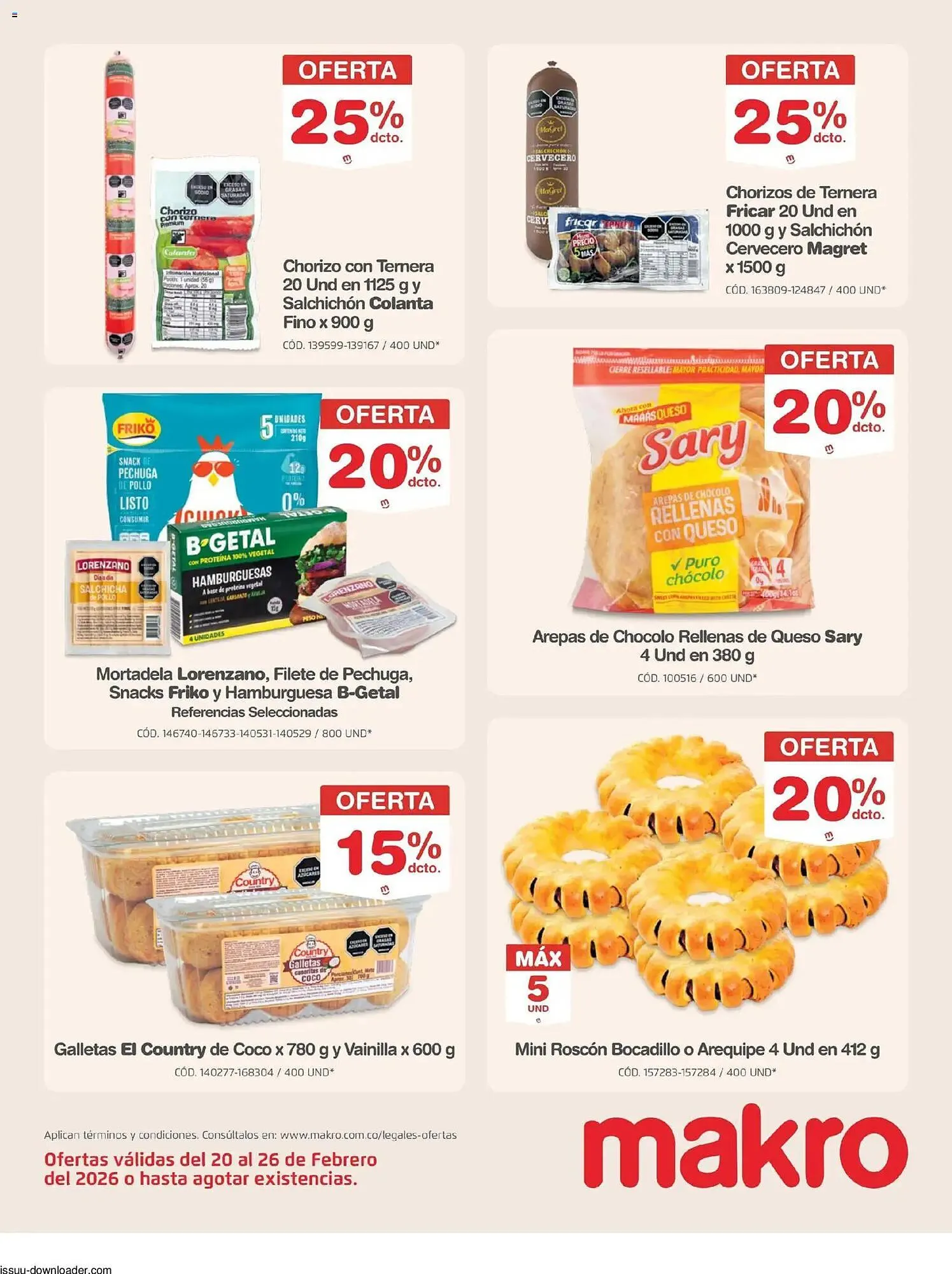 Catalogo de Catálogo Makro 20 de febrero al 27 de febrero 2026 - Pag 8
