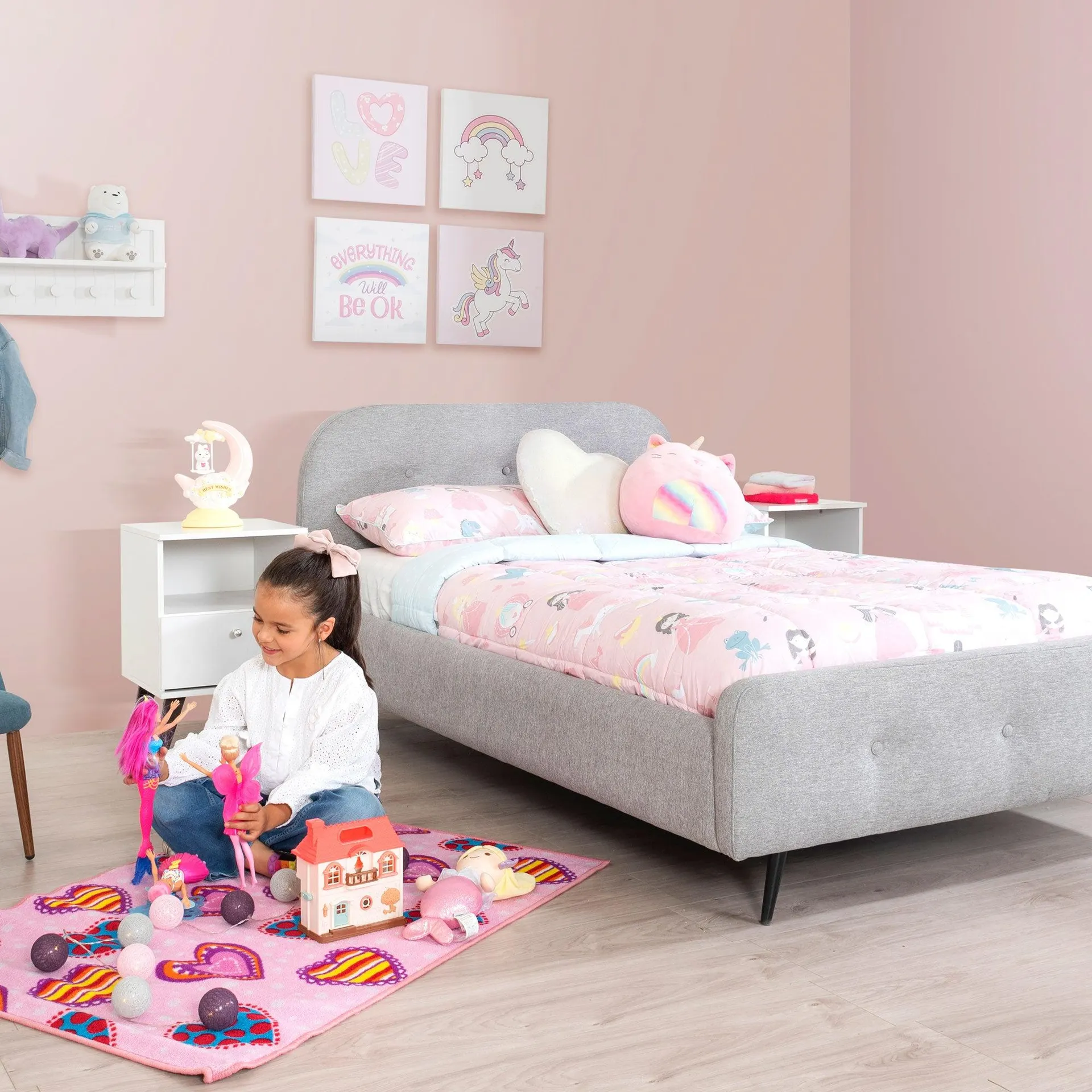 COMBO Asturia | Cama + Colchón New Zabra Silver