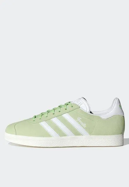 Tenis Lifestyle Verde Limón-Blanco adidas Originals Gazelle