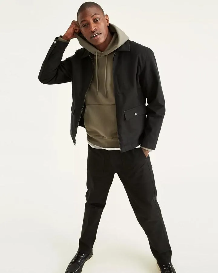 Sudaderas Dockers x Jon Rose Colección Pop Over Hoodie Hombre Verde | DMIWP9764