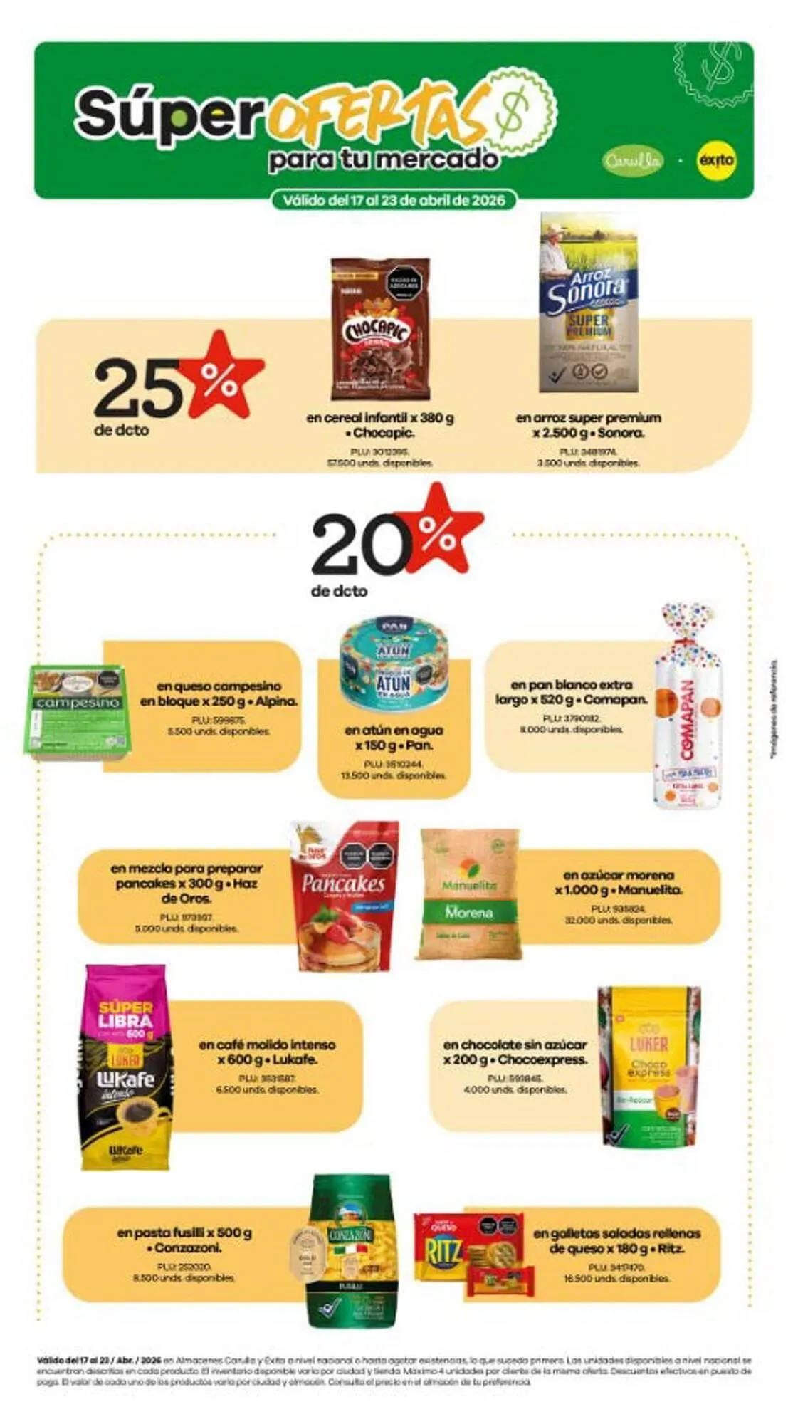 Catalogo de Catálogo Carulla 20 de abril al 23 de abril 2026 - Pag 2